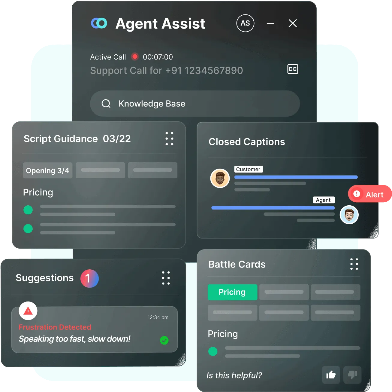 AI Call UI