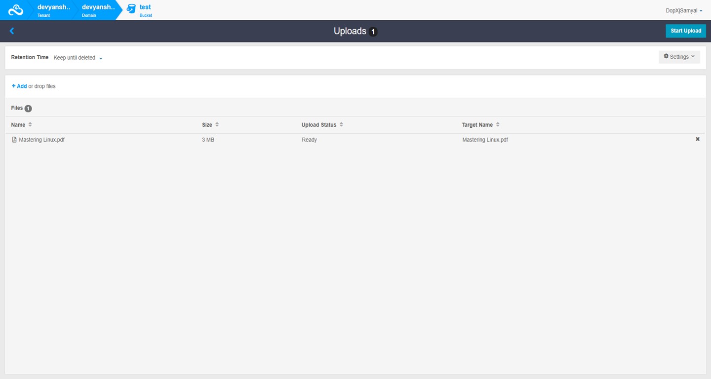 Upload Files