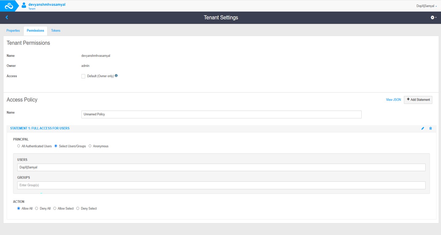 Set Permissions